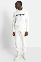 Logo Paris hoodie White