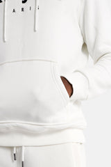 Logo Paris hoodie White