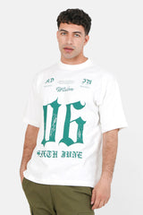 Vintage print Tee 23737-WHIT