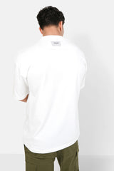 Vintage print Tee 23737-WHIT