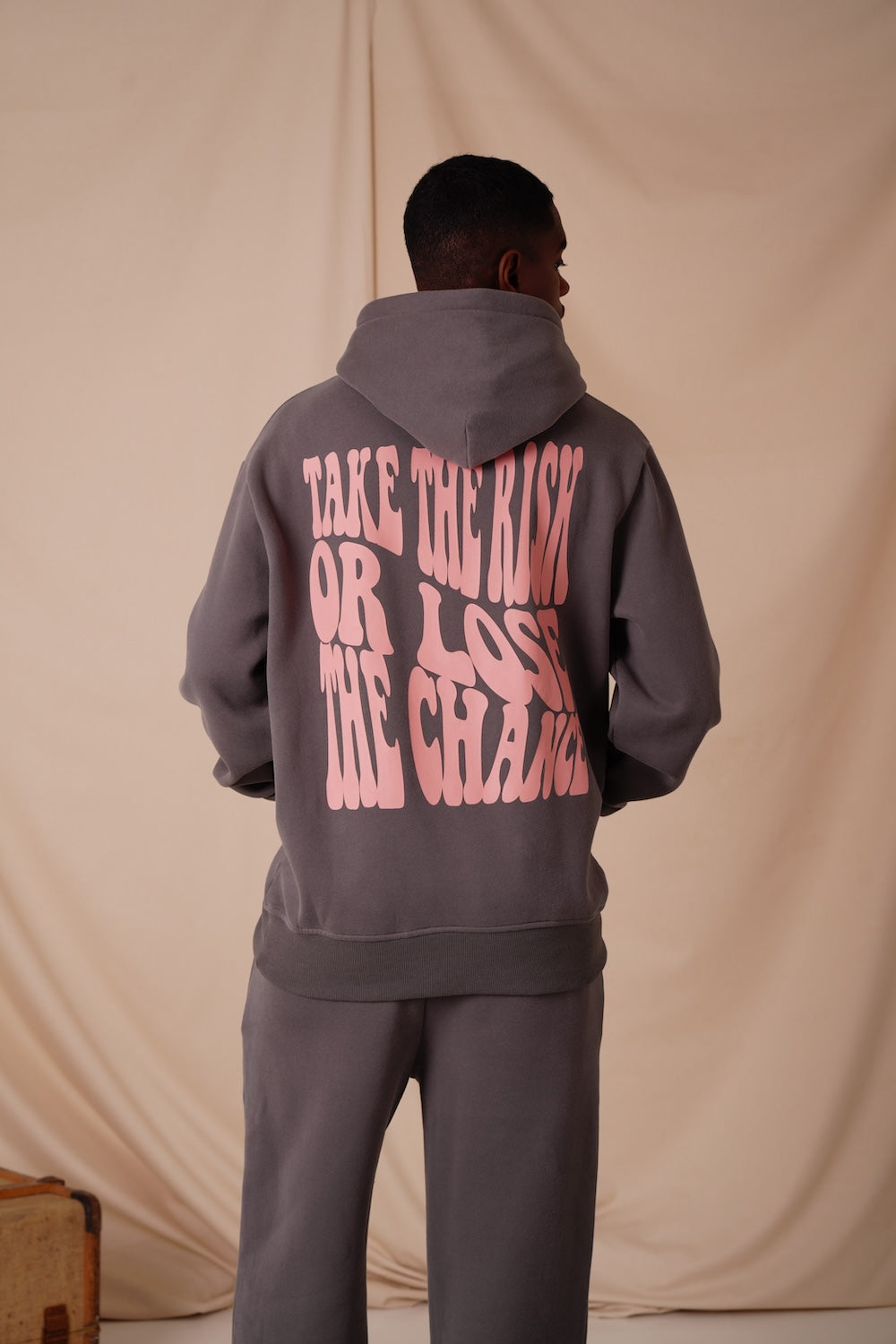 Hoodie Take the Risk 22974-GREY