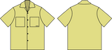 CREPE FABRIC SS SHIRT 25200-YELL