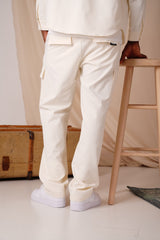 Cargo Pants Utility Textured 25447-BEIG