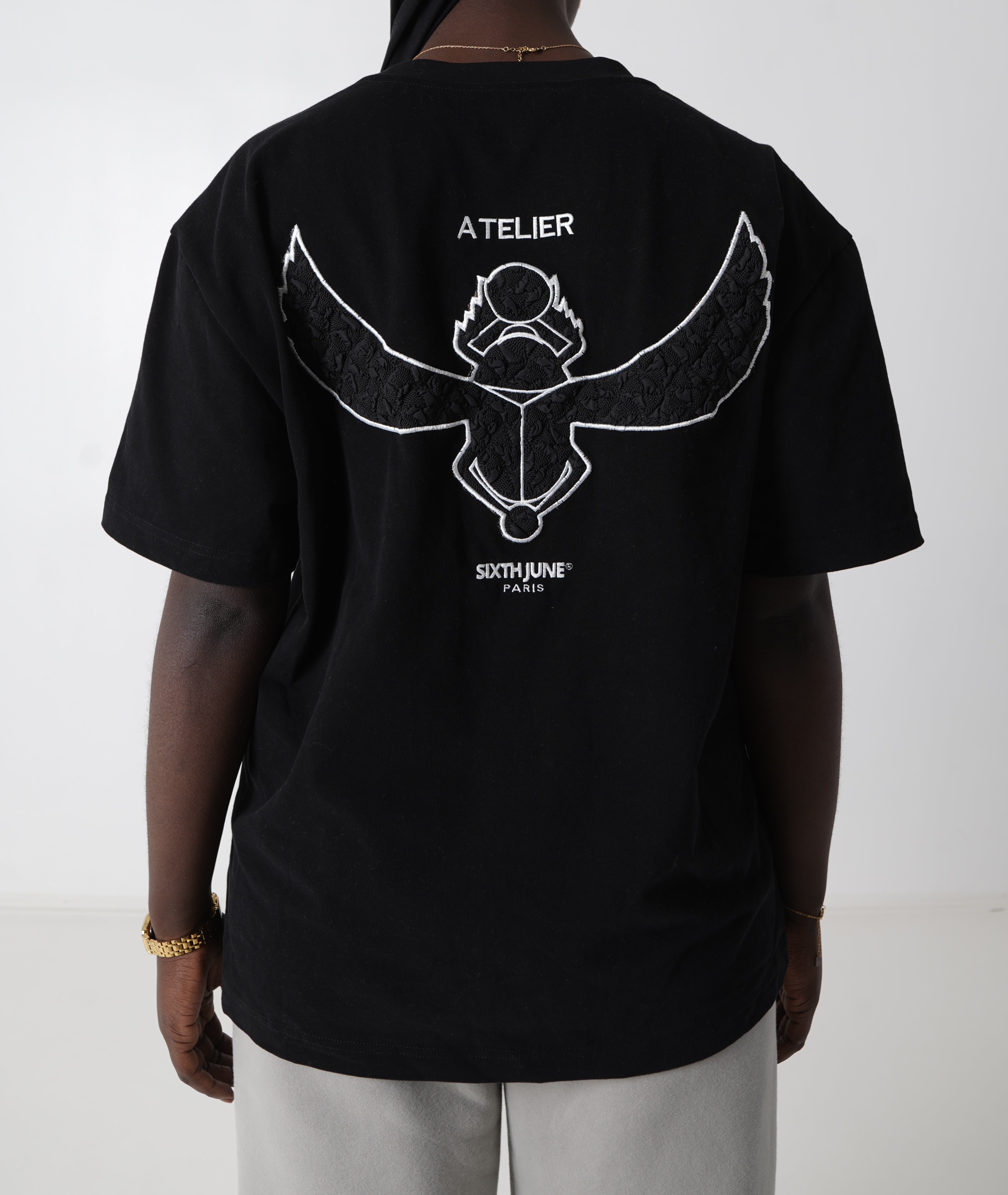 T-shirt Royal Beetle Patch 25516-BLAC