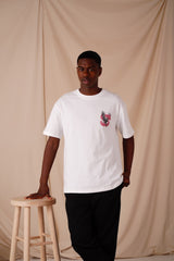 T-Shirt Eagle Backprint 25521-WHIT