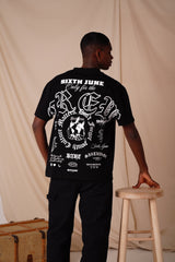 T-Shirt CREW Graphic 25594-BLAC