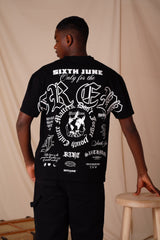 T-Shirt CREW Graphic 25594-BLAC