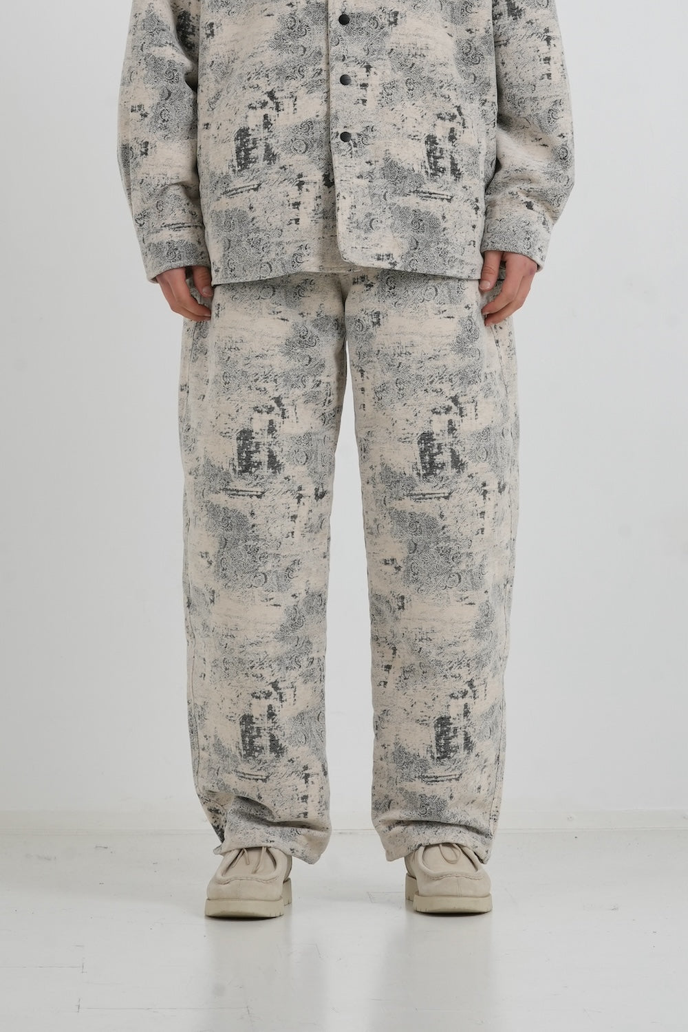 Sixth June Relief Paisley Pants 23901-BEIG