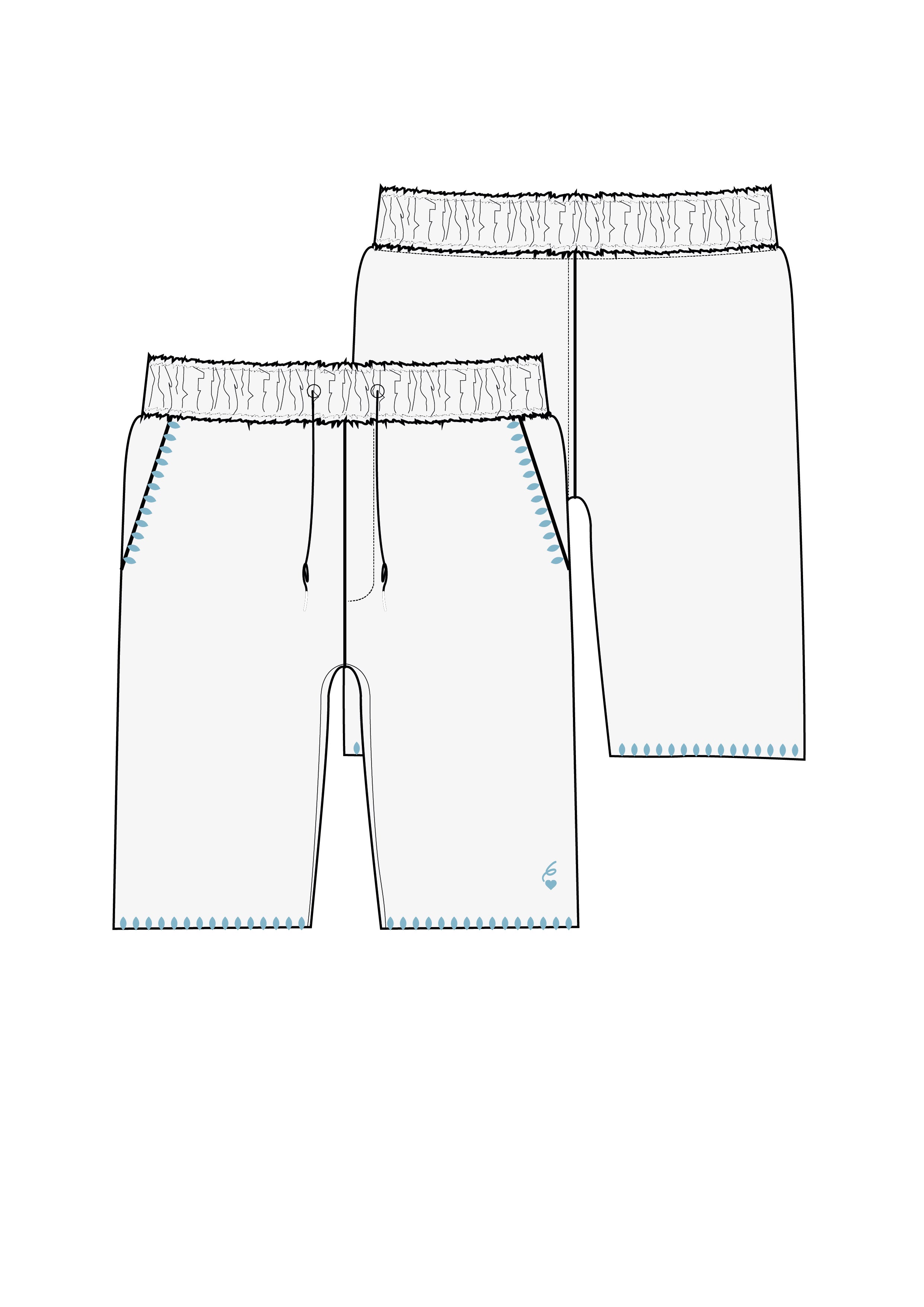 Pique Shorts 25931-WHIT