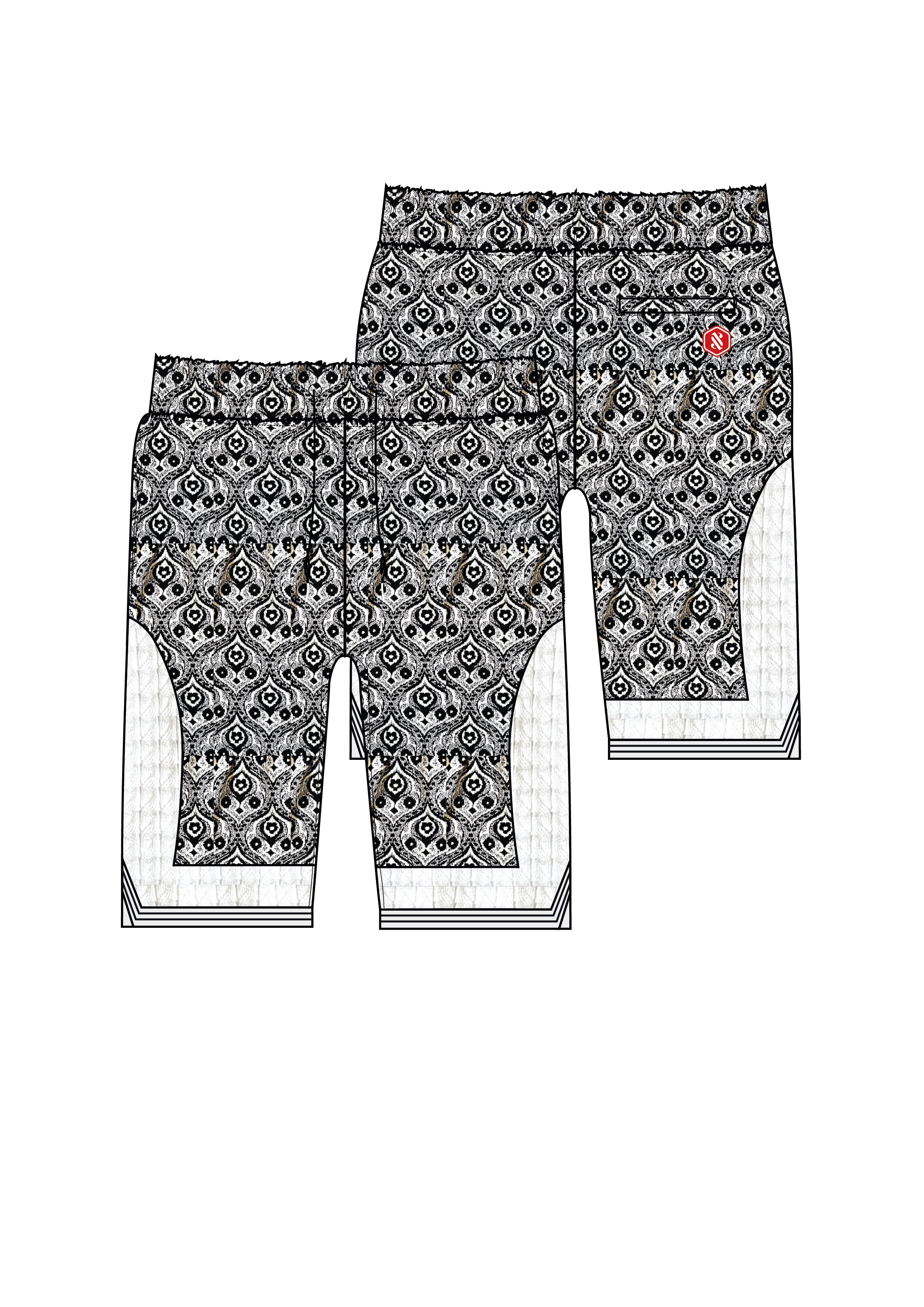 Peacock Relax Polo Shorts 25935-BLAC