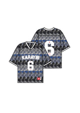 Carribean Crochet Football Jersey 26000-BLUE