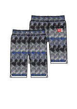 Carribean Crochet Shorts 26001-BLUE