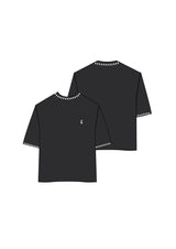 Oversize Pique Tee 26011-BLAC