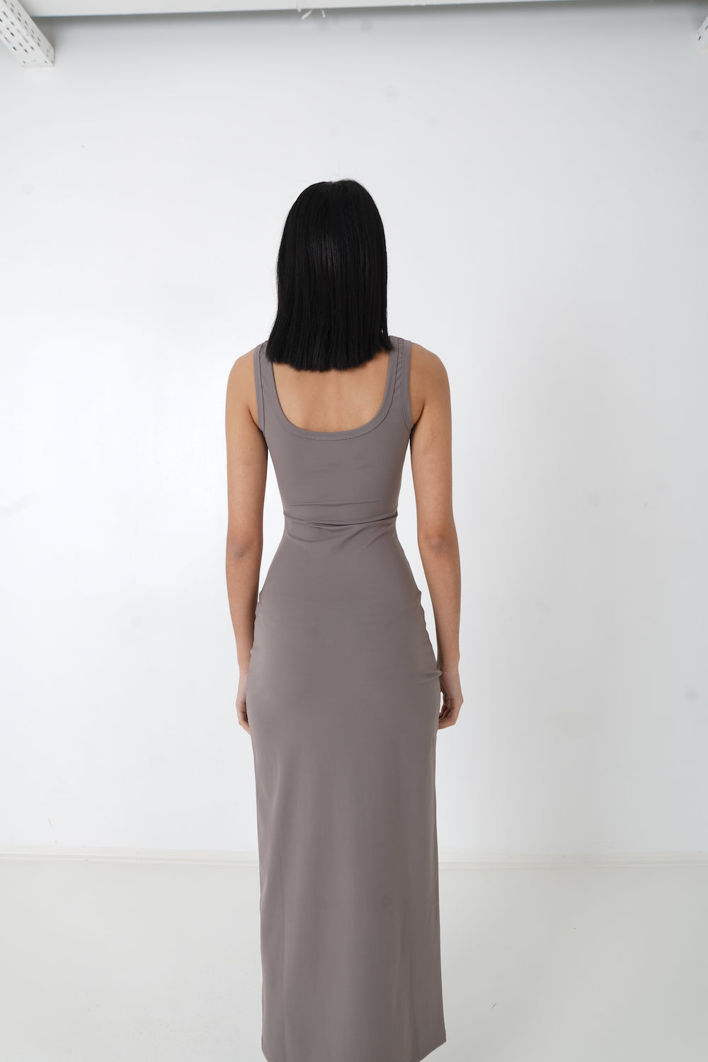 SS maxi dress sheathing 34317-TAUP