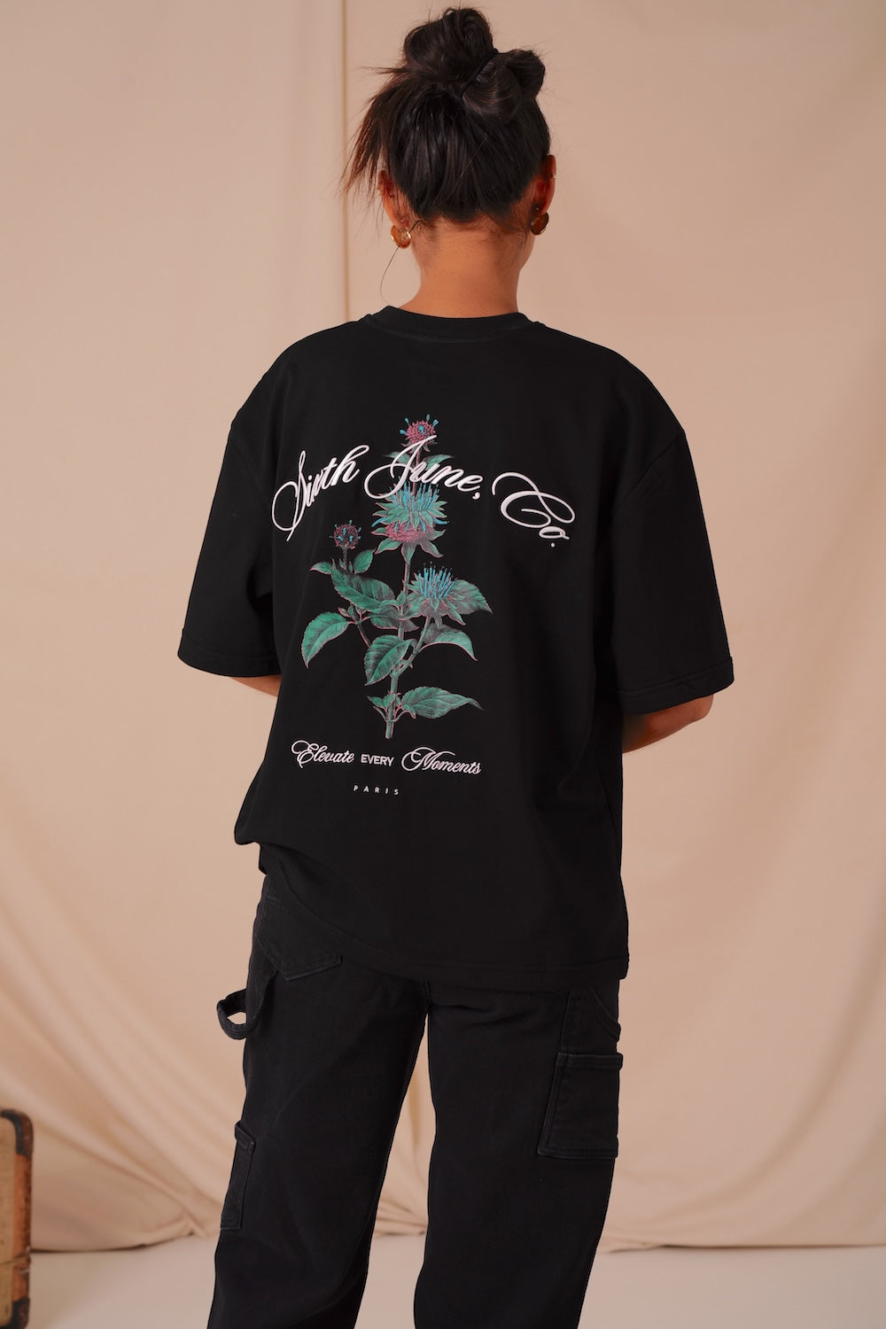 T-Shirt Elevated Thistle Graphic 34476-BLAC