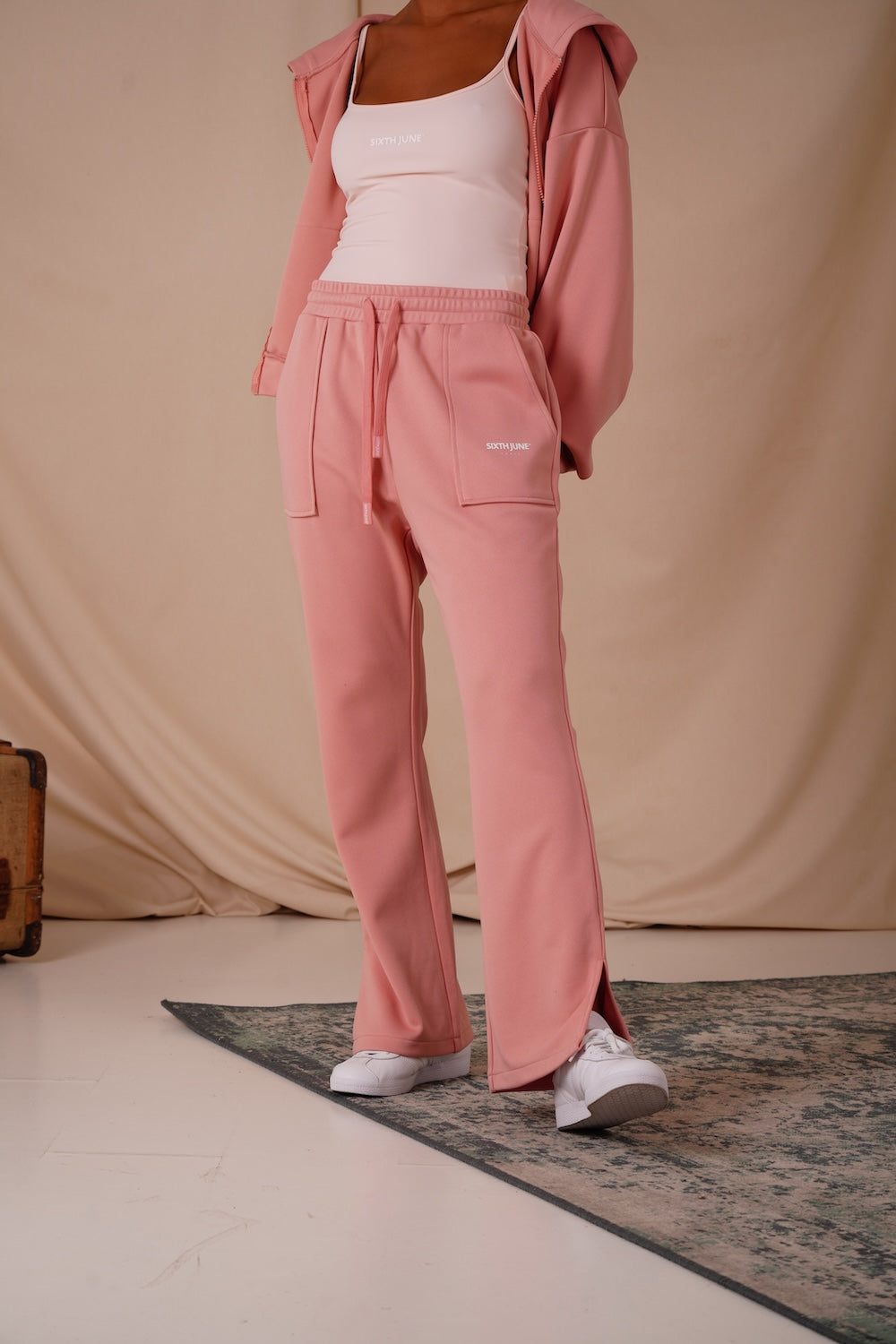 Joggers Slit Opening 34478-PINK