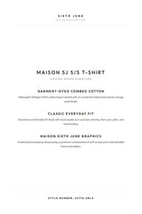MAISON SJ S/S T-shirt