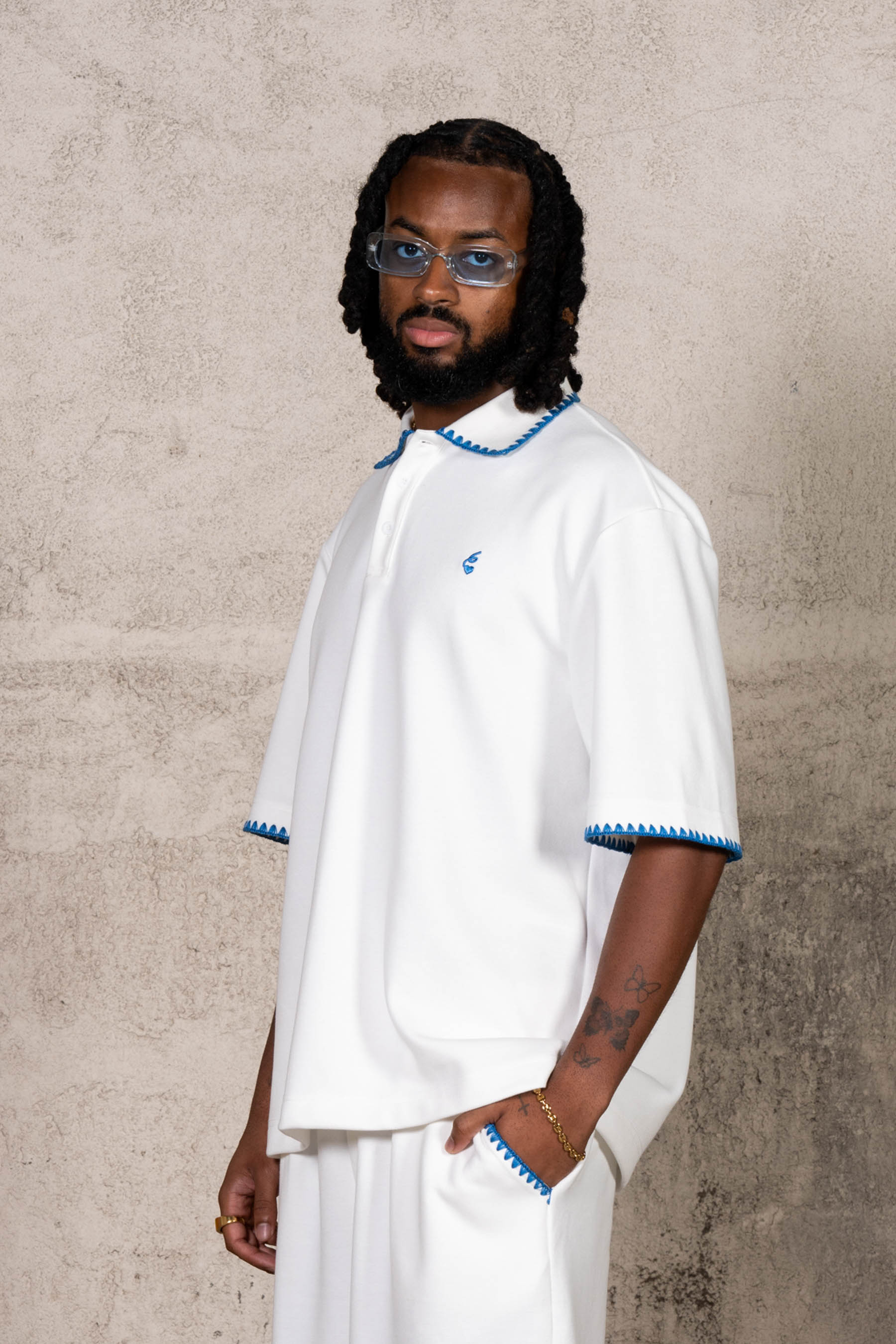 Oversize Polo Shirt 25930-WHIT
