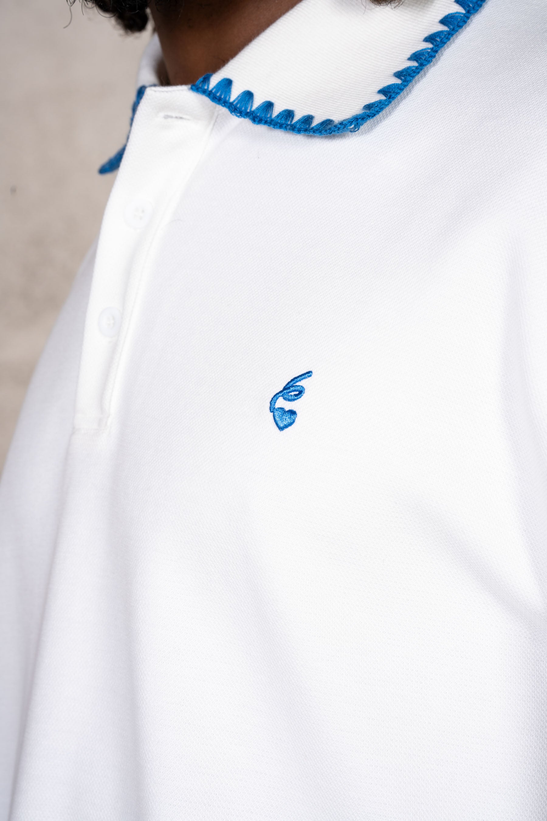 Oversize Polo Shirt 25930-WHIT