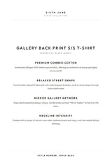 GALLERY Back Print S/S T-Shirt