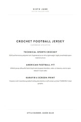 CARRIBEAN Crochet Football S/S T-Shirt