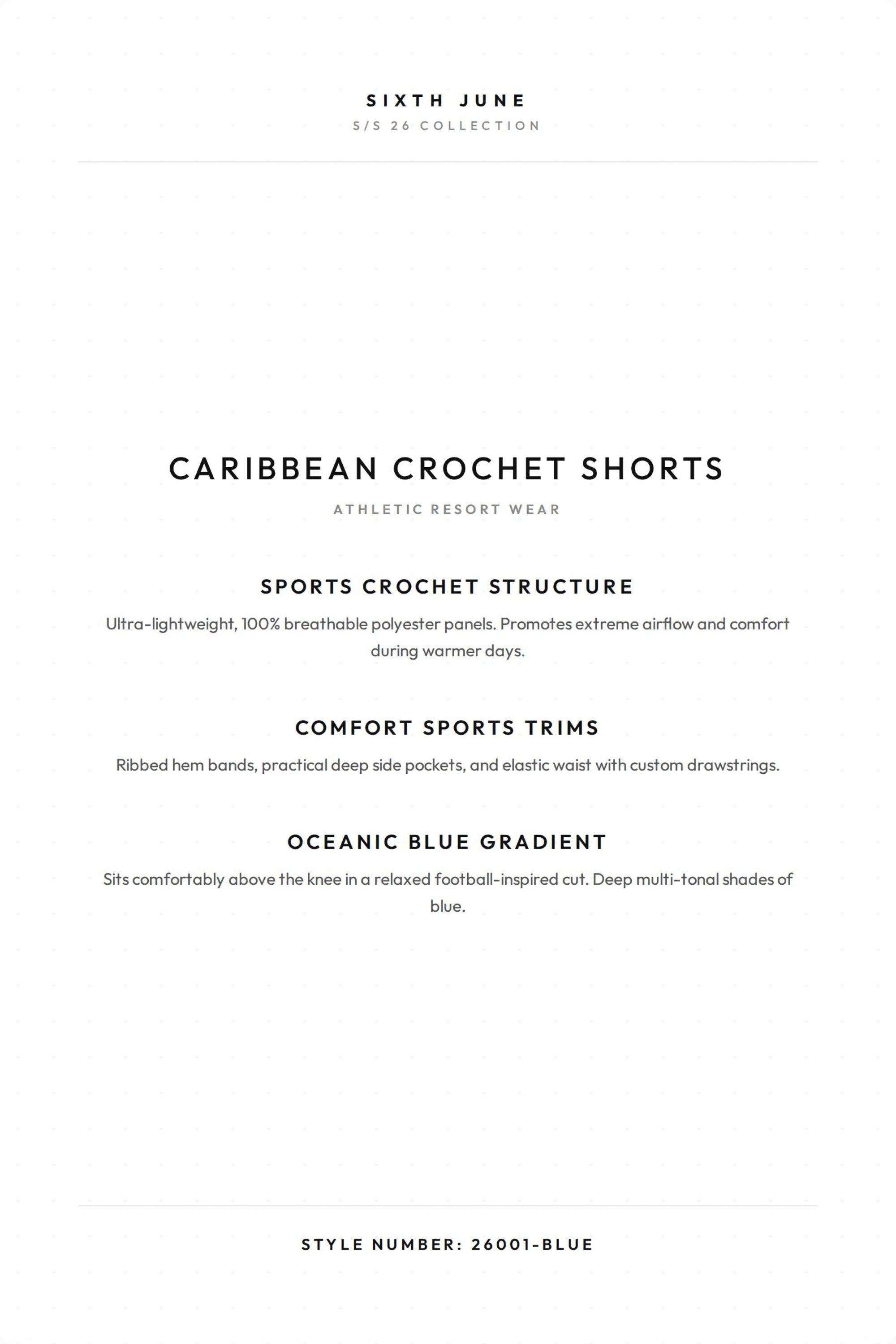 CARRIBEAN Crochet Short
