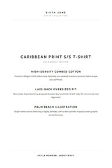 CARIBBEAN Printed S/S T-Shirt