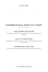 CARIBBEAN SOUL Printed S/S T-shirt
