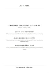 CROCHET Colorful S/S Shirt