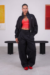 Sixth June Twill Utility Balloon Pants 34800-BLAC