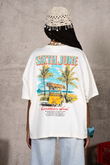 Beach Fruit Seller Tee 34876-OFFW