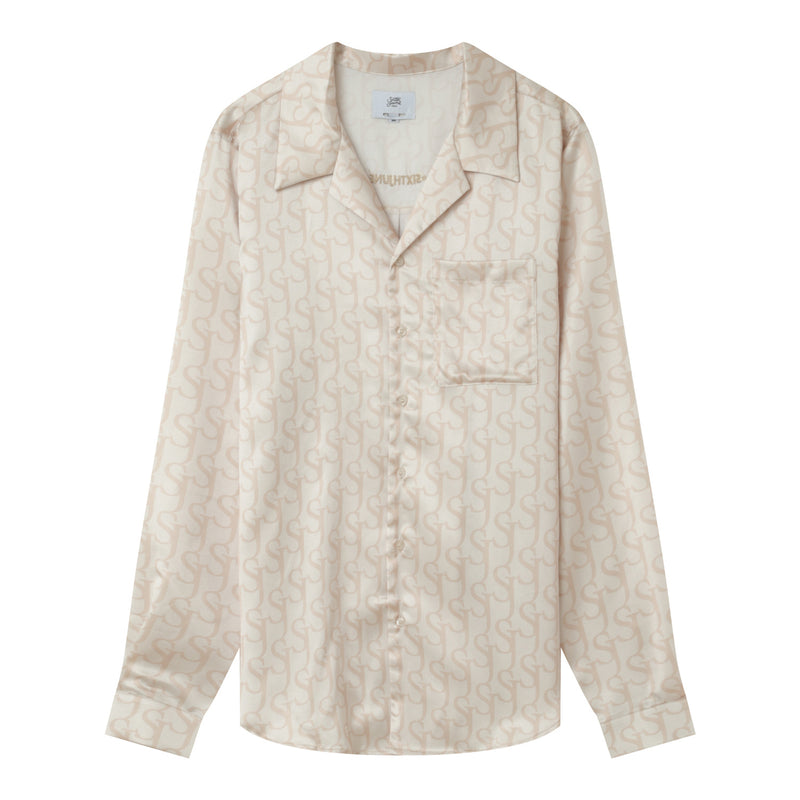 Monogram shirt 22842-beig
