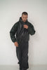 Sixth June Vegan Leather Jacket With Hood And Sherpa Lining 25748-BLAC
