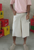 Baggy Denim Carpenter Shorts 25991-BEIG