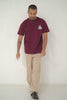 Maison Sixth June Print Tshirt 25718-BURG