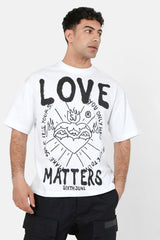 Love Matters tee 12434-whit