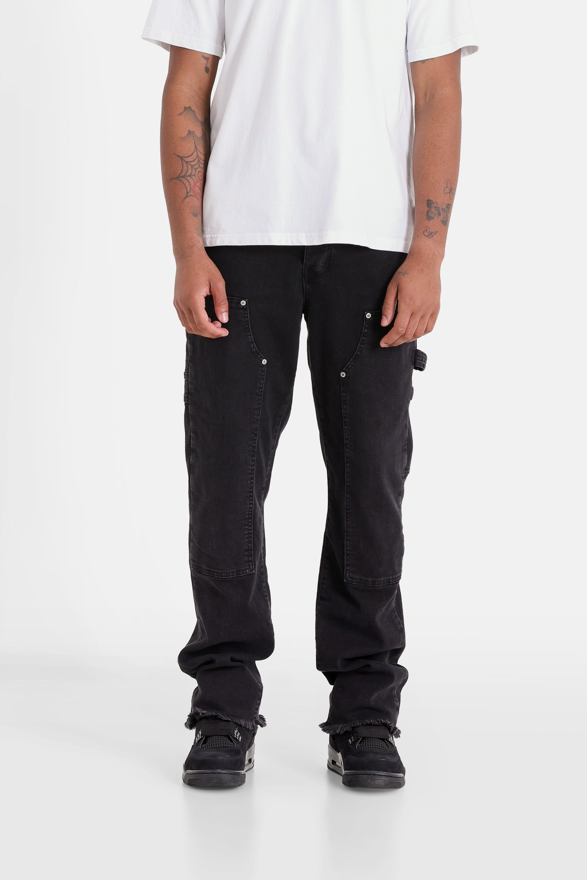 Denim pants carpenter 12444-Black