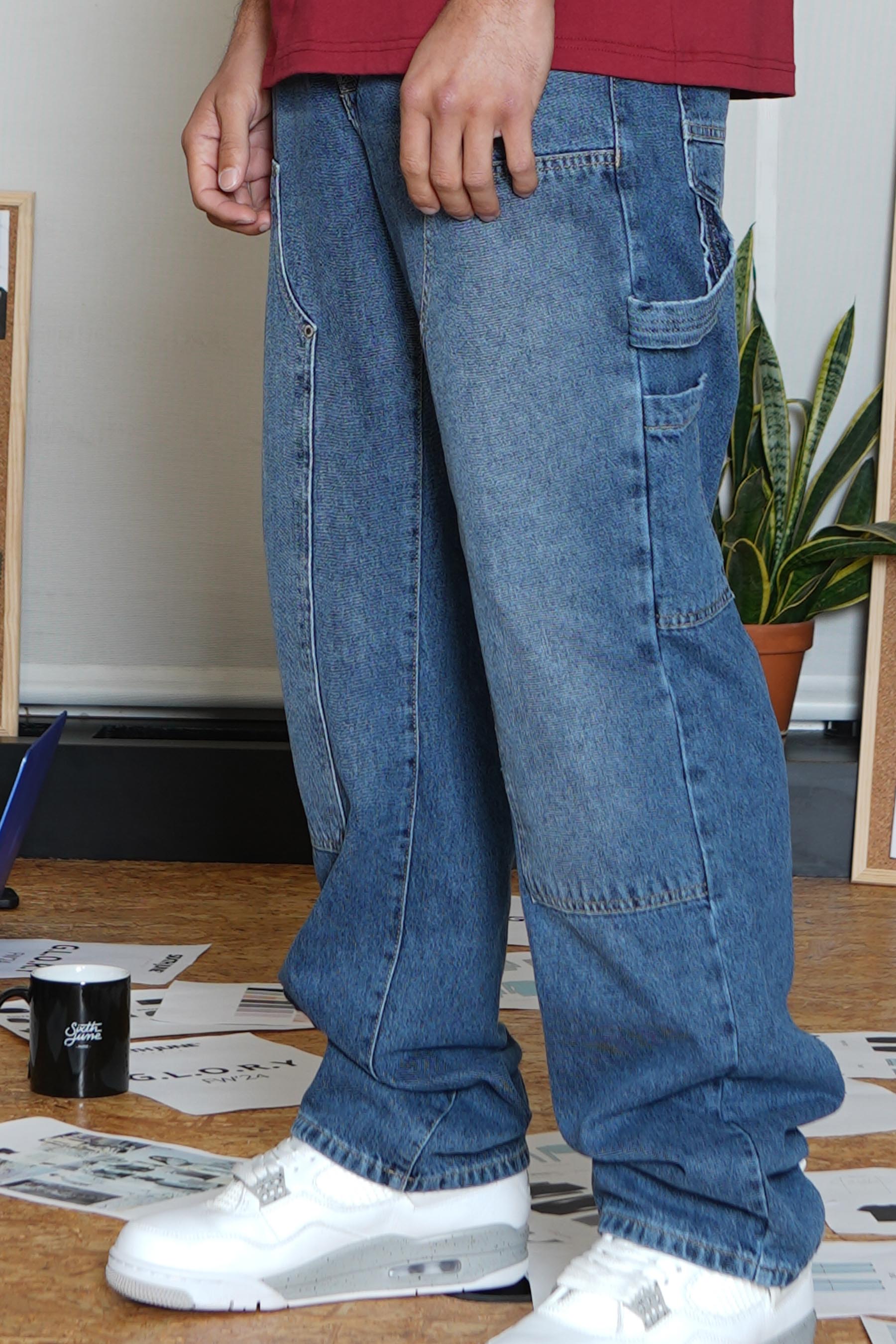 Denim pants carpenter 12444-DBLU