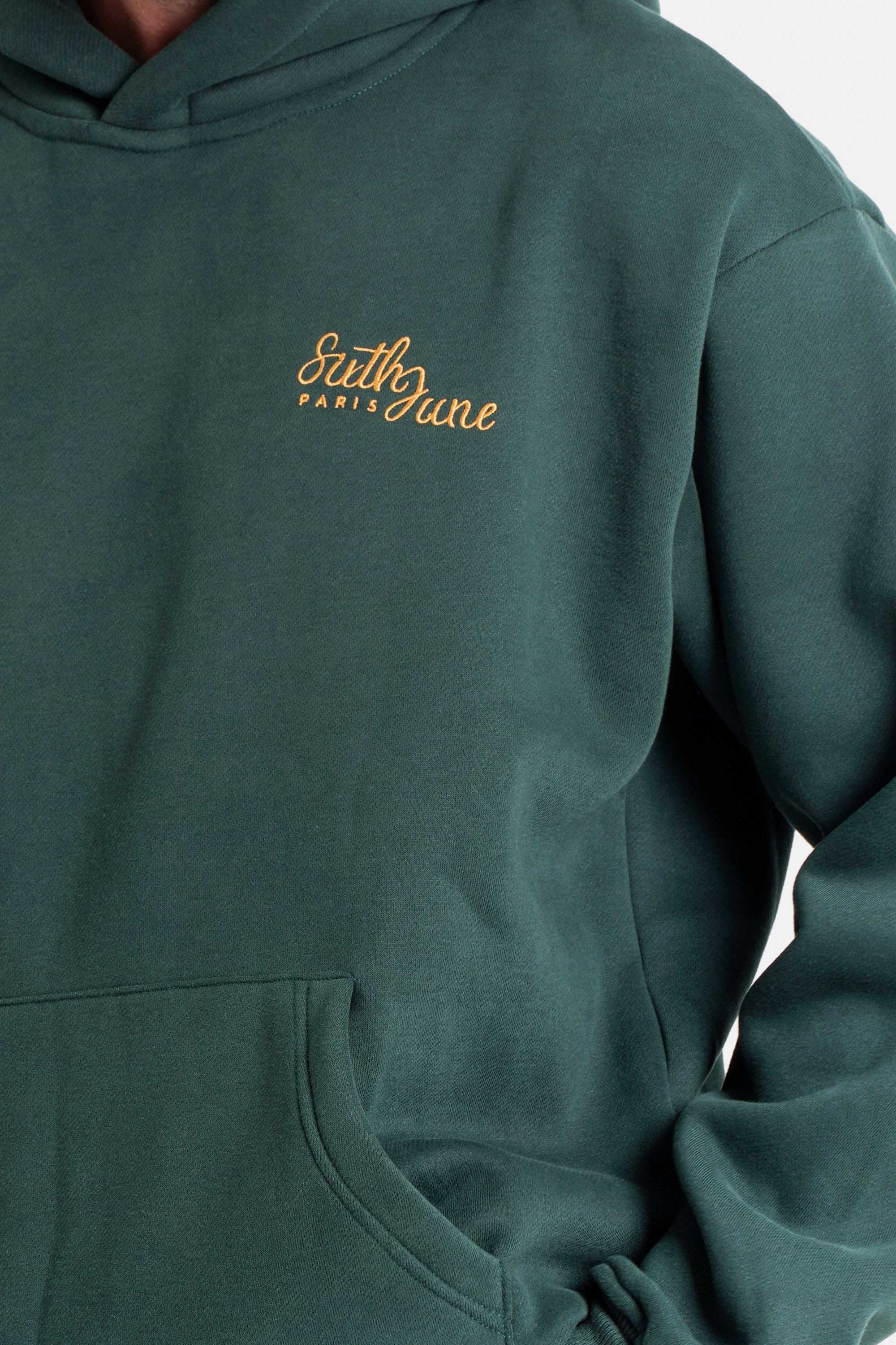Never Stop Dreaming Sixth June Back Embroidery Hoodie 12944-GREE
