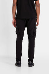Nylon cargo Pants 22577-BLAC