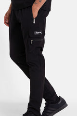 Nylon cargo Pants 22577-BLAC