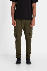 Nylon cargo Pants 22577-KAKI