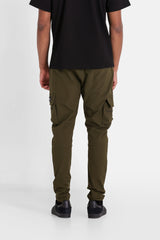 Nylon cargo Pants 22577-KAKI