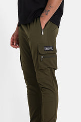 Nylon cargo Pants 22577-KAKI