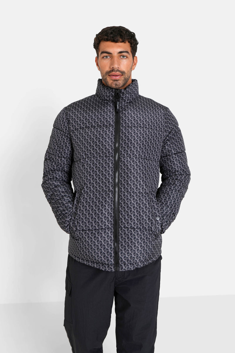 Monogramm downjacket 22816-blac