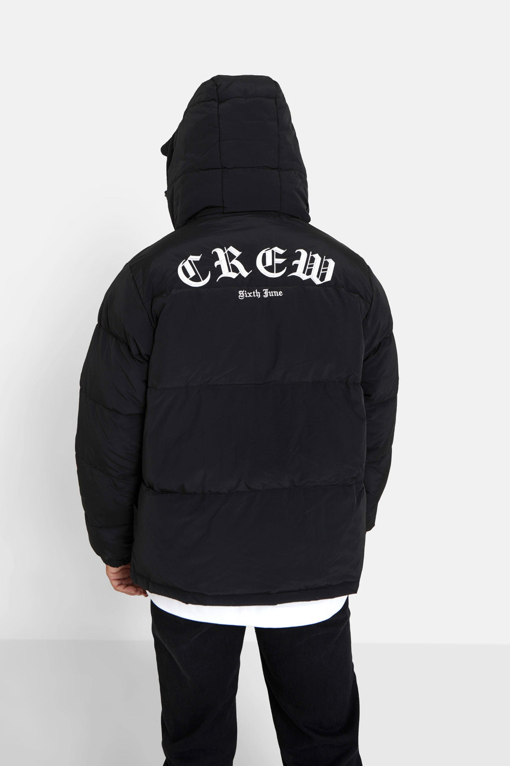 Black down Short CREW jacket USA – June Sixth