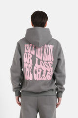 Hoodie Take the Risk 22974-GREY