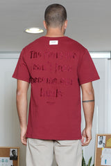SS t-shirt fear back 22977-BURG