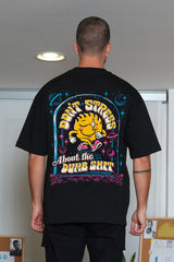 SS t-shirt print 25305-BLAC