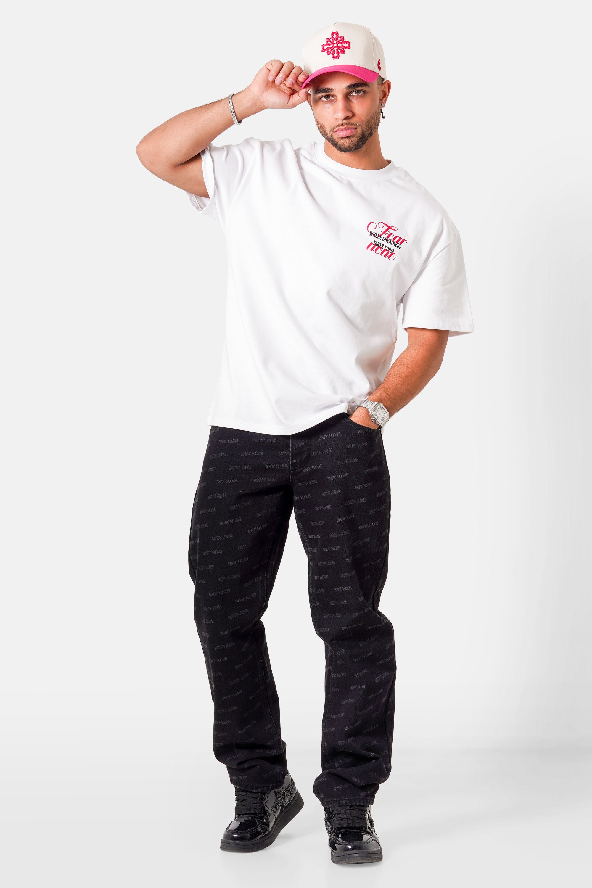 Denim pants logomania 23426-BLAC